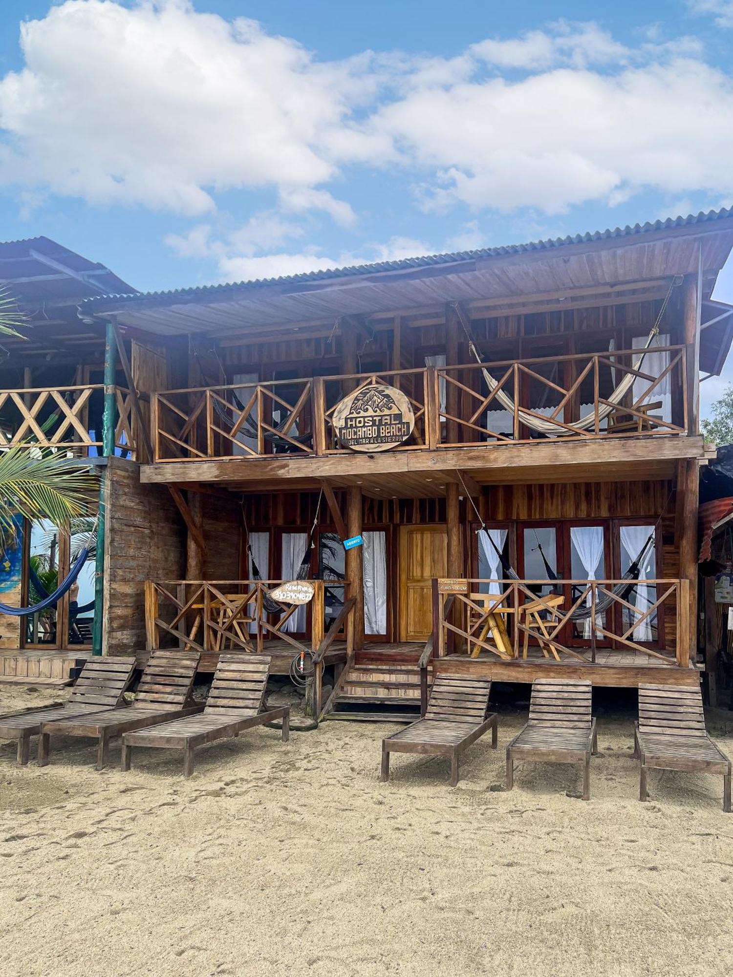 Hostal Mocambo Beach Guachaca Eksteriør billede